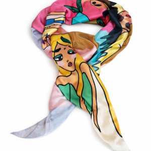 Art Print Silk Scarf